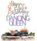 1PCS Holographic Happy Birthday Dancing Queen Cake Topper,Dancing Queen Themed Birthday Party Decorations,Dancing Queen Themed Party Decorations