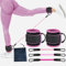 Eurobuy Cavigliere Cavi Palestra,Set di Elastico Fasce di Resistenza, Straps Palestra,Adatto per di Allenamento Glutei E Esercizi Gambe