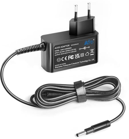 KFD Netzteil 25V-29V Ladekabel Ladegerät für EUREKA NEW400 Akku Staubsauger, Koenic KVR21621 KVR25221MOP, Grundig 9178017736 MC2805B-V VCP3930 PSE50357 EU Dirt Devil CV01 MC2805A-B Sharp SA-VP4001BSEU