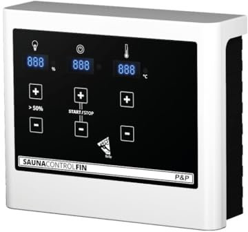 Karibu Steuergerät Easy finnisch Plug & Play schwarz, B x T x H: 32,5 x 24 x 13 cm, für Saunaöfen
