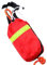 Bolsa de rescate acuático de 68,90 pulgadas, reflectante, portátil, impermeable, ligera, para kayak, surf, bolsa de rescate de emergencia, cuerda de rescate de emergencia, cuerda de rescate acuático