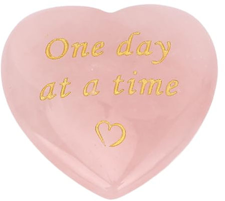 Rose Quartz Heart Mother Healing Crystals Set Stones Love Shaped Polished Crystal Cute Pocket Thumb Reiki Balancing Meditation Tiny Pink Hearts