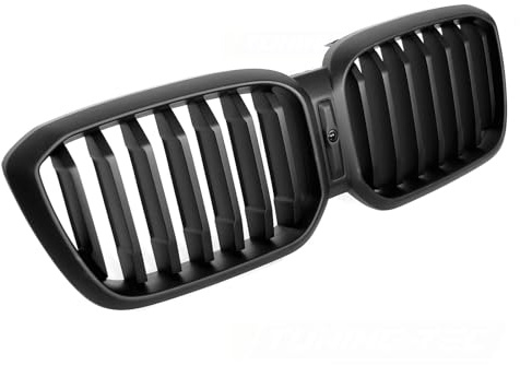 Sport Kühlergrill für BMW X3 G01 LCI X4 G02 LCI 2021-2025 Schwarz für Kamera