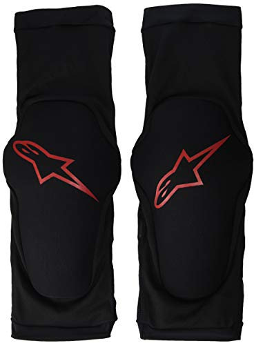 Alpinestars Herren Paragon Plus Knieschützer, Schwarz/Rot, Größe XXL