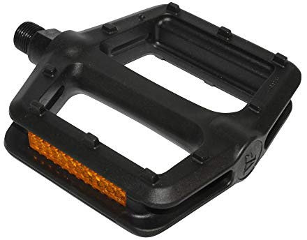 NEWTON BMX Pedale für BMX, Kunstharz, Schwarz, 9-16 Zoll, 111 x 105 x 25 mm (1 Paar)