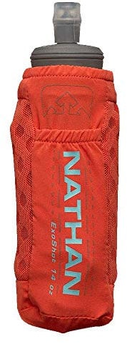 Nathan ExoDraw & ExoShot 2.0 Handlauf-Wasserflasche für Marathons, Wandern, Ultralaufen & Outdoor-Aktivitäten
