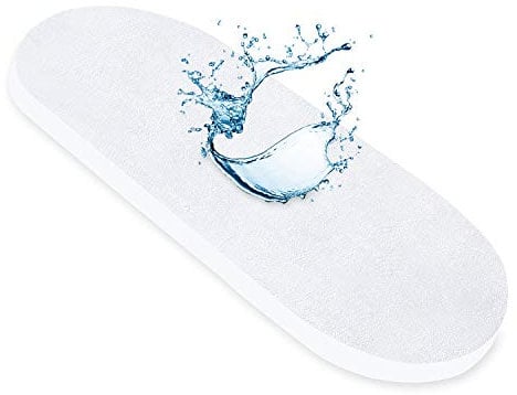 Mattress Cover(77x30cm) for Baby Moses Basket Mattress, Waterproof Terry Viscose Mattress Protector, White