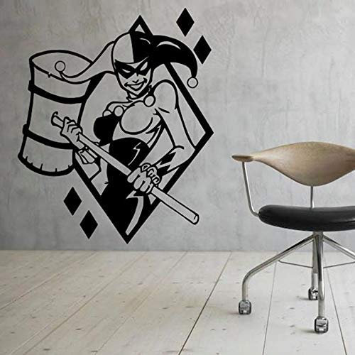 Wandtattoo Cartoon Comic Held Vinyl Wandaufkleber Nach Hause Abnehmbare Dekoration 63X79Cm