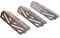 Weber 66685 3PK, SS, Heat Deflectors for Genesis II LX 340 (2017 and Newer).