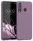 kwmobile Hülle kompatibel mit Huawei P30 Lite Hülle - weiches TPU Silikon Case - Cover geeignet für kabelloses Laden - Grape
