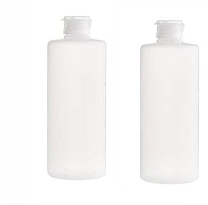 2Pcs 400ml Empty Clear Plastic Soft Tube Squeeze Bottle with Flip Cap Refillable Cosmetic Makeup Sample Packing Storage Containers Travel Bottle Jars for Lotion Shower Gel Shampoo Toiletries
