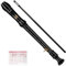 Eastrock Flûte à bec Instrument de style allemand Soprano Flûte à bec 3 pièces pour débutants avec tige de nettoyage, tableau des doigts, sac d'emballage, repose-pouce, Noir