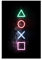AOHOG Playstation Buttons Poster dekorative Malerei Leinwand Wandkunst Wohnzimmer Poster Schlafzimmer Malerei 08x12inch(20x30cm)