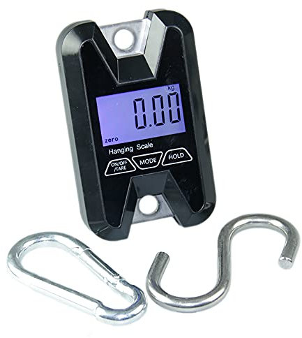 100 KG Tragbare Elektronische Waage, Hakenwaage, Tensiometer-kranwaage, Flüssigkristallanzeige Angelwaage, Elektronische Waage