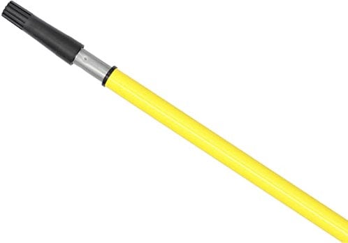 KOTARBAU® Teleskopstiel Stahl Teleskopstange mit Aufnahme für Malerwalzen Gelb 1,5m - 3m