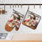 guf Personalisierte Ofenhandschuhe und Topflappen-Sets, individuelles Küchengeschenk, fügen Sie Ihr Foto hinzu, für Freunde, Familie als Geschenk (personalisierte Ofenhandschuhe und Topflappen-Sets)