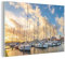 MuchoWow Glasbild Glasfoto Wandbild Bilder Deko 60x40 cm Meer - Segelboot - Hafen