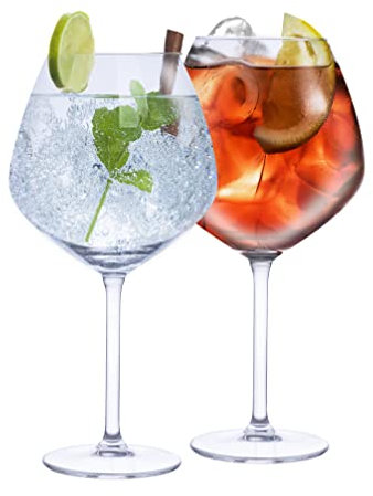 Set di 4 bicchieri Gin Tonic Balloon Jumbo Home Restaurant