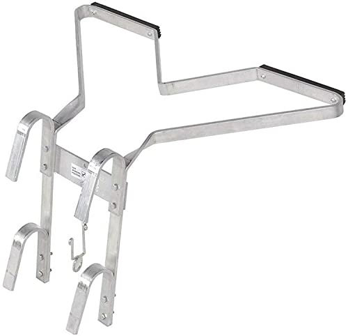 Leiterabstandshalter, Stabilisator für Leiter, Eckenstabilisator, Oberflächenschutz, Leiterzubehör, Aluminium, Wandabstandshalter, einfach auf- und abbaubar, 1 Stück (V-Form)
