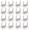 HLIWS 16 Pièces 40mm Collier Durite Auto-adhésifs,Colliers de Serrage Réglables,Colliers de serrage tuyaux en PVC,pour Tuyau Piscine,Home Gaz,Jardin