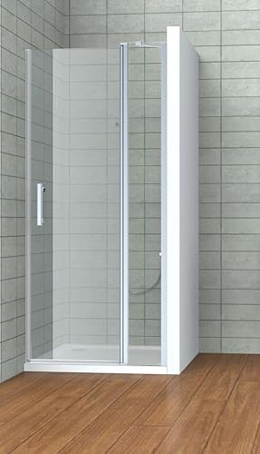 Primaster Dusch-Drehtür mit Fixteil Easy-6 100 cm Klarglas Dusch-Drehtür