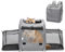 Nobleza Cat Carrier Backpack Expandable, Portable Dog Carrier Backpack, Foldable Cat Backpack Pet Carrier Backpack, Extendable Dog Puppy Backpack Dog Cat Rucksack for Travel Hiking Fit Up 8-10KG/22LBS
