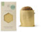 Gaia Brotbeutel Bienenwachs Bio - 100% Plastikfrei, Bienenwachstücher Beutel für Brot und Lebensmittel, Bio Brotsack zum Frischhalten (Natur, L)
