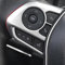 Aufkleber Zubehör 2Pcs Auto Lenkrad Taste Panel Abdeckung Trim Aufkleber Für Toyota Für RAV4 2019-2021 Für RAV 4 Für XA50 Zubehör Innen Zierleisten(Silber)