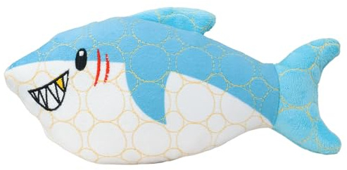 Coachi Bite Force Deep Sea Tough Plush Toy for Dogs | Shark | Built with Kevlar, Multi-Layered with Reinforced Seams, Dog Toy with Squeaker for Interactive Play. Ideal for Strong Chewers