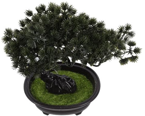 Generisch Bonsai-Ornamente Grün drinnen künstliche Kiefer Kreativ künstliche Pflanze kunstpflanze bürodekoration Bonsai für Feng Shui Simulation Pflanze Baum im Freien Pflanzen Schaum