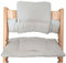Shabany® Hochstuhl Sitzkissen 100% Bio Baumwolle | Classic Kissen Sitzbezug | Hochstuhlauflage | 2-teilig passend für Stokke Tripp Trapp Kinderhochstuhl | maschinenwaschbar | einfache Befestigung