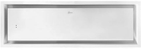 Gurari GCH 974 WH 90 Diamond campana campana 90 x 30 cm 850m³/ h Blanco