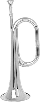 Musikinstrument für Anfänger, große Messingschritte Spanische Signalhorn Trompete Schulband Orchester Messinghorn mit Mundstück