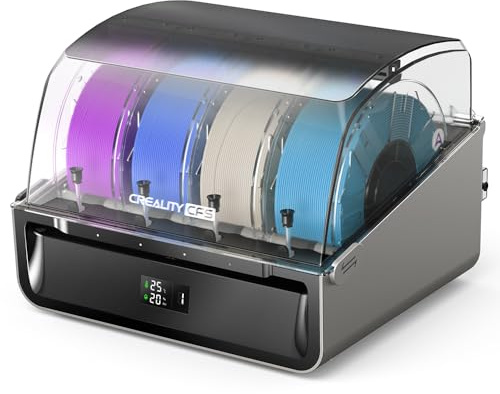 Creality CFS 3D-Drucker Mehrfarben-Automatik-Filamentsystem, feuchtigkeitsbeständige Filamentaufbewahrung, unterstützt 4 parallele Systeme mit 16 Farben für Drucker der Serien K2 Plus/ K2pro/ Hi/ K1
