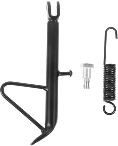 UPKOCH Motorrad Seitenständer aus Stabilem mit Feder und Schrauben Universeller Motorradständer für Roller und Motorroller Praktischer Kickstand für Unebene Flächen Robust und Leicht