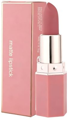 Matte Lipsticks for Women, Long Lasting Pink Red Lipsticks, Non Stick Cup Velvet Lip Gloss, Waterproof, Nude, Moisturizing Hydrating, High Pigmented Smooth Lipsticks，A