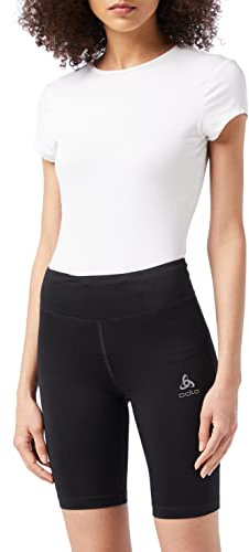 Odlo Damen Essential Tight Shorts Laufbekleidung Lauftight Schwarz - Schwarz M
