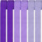 6 Rollen Bunt Krepppapier,Regenbogen kreppbänder Hintergrund Luftschlangen Papier Rainbow Crepe Paper Bastelkrepp für Party Dekoration und Handarbeiten Papierkunst (3 Stile Lila)