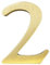 Lettres anglaises autocollantes en laiton massif de 4,5 cm de hauteur - Autocollant mural doré pour boîte aux lettres, numéros d'adresse de maison, nom de magasin, studio, combinaison pour décoration