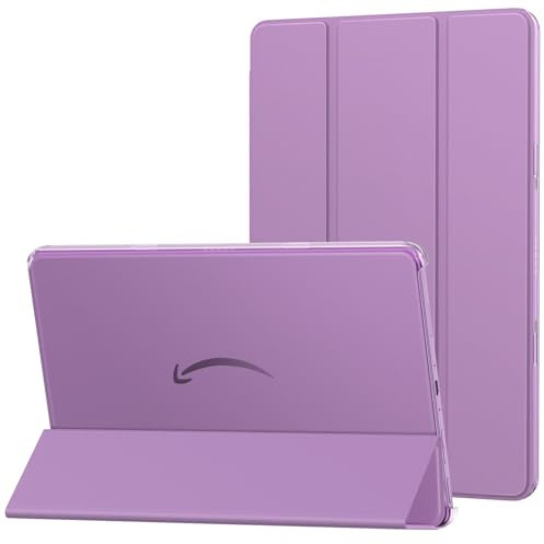 MoKo Funda para Amazon Fire MAX 11 Tablet (13ª Generación, 2023 Versión) 11 - Carcasa Delgada Cuero PU para Kindle Fire 11 Tablet Trasera Esmerilada con Auto Activación/Reposo, Violeta