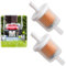 Kasoud Inline Petrol Fuel Filter - 2PCS Solvent Filter for Lawnmowers, Motorcycles, Engines
