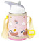 Linkidea Wasserflaschenträger mit hartem Boden und Gurt, kompatibel mit CamelBak 12 oz/14 oz, Contigo 14 oz, Wasserflaschen-Umhängetaschenhalter mit Schultergurt (Rosa)