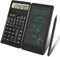 Engineering Scientific Calculator, 10-Digit Calculator Scientific Professional Calculators, with Erasable LCD Writing Tablet, Solar and Battery Dual Power for Students Teacher Office Engineer (Black)