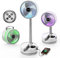 Socool 20000mAh Portable Fan Foldable Wireless Battery Rechargeable with 8-Speed & 112H, 90° Osciliating Floor Standing Fan Remote, Desk Fan with 8H Timer & LED Light for Home Kitchen Travel Camping