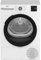 Beko BM3T38220X Wäschetrockner, 8 kg, Frontlader Wärmepumpentrockner, 15 Programme, Sensortrocknung, Säulenfähig, Aquawave Schontrommel, Weiß