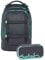 Satch pack Schulrucksack Set 2tlg. inkl. Schlamperbox (Mint Phantom)