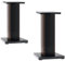 OUUTMEE Soportes de altavoces de madera de 50 cm, resistentes para monitores de cine en casa y estudio, soporte universal para altavoces de estantería de suelo con diseño rellenable en arena (juego de