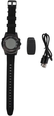 Vomeko Computadora de Buceo montado en la muñeca 100m Water-R Building de Bucle de Bucle de Bucle con Bluetooth, batería de 3 Meses, sensores de Temperatura de Profundidad (Negro)
