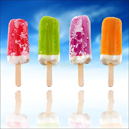 Sticker Cuisine Lave Vaisselle Glaces 60x60cm SLV1192 (Fond Blanc)