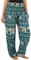 Lofbaz Damen Boho Haremshose Festival Outfit Sommerhose Leicht Yogahose Pumphose Hippie Hose Kleidung Sommer Hosen - Elephant 1 Teal Grün 4XL Große Größen